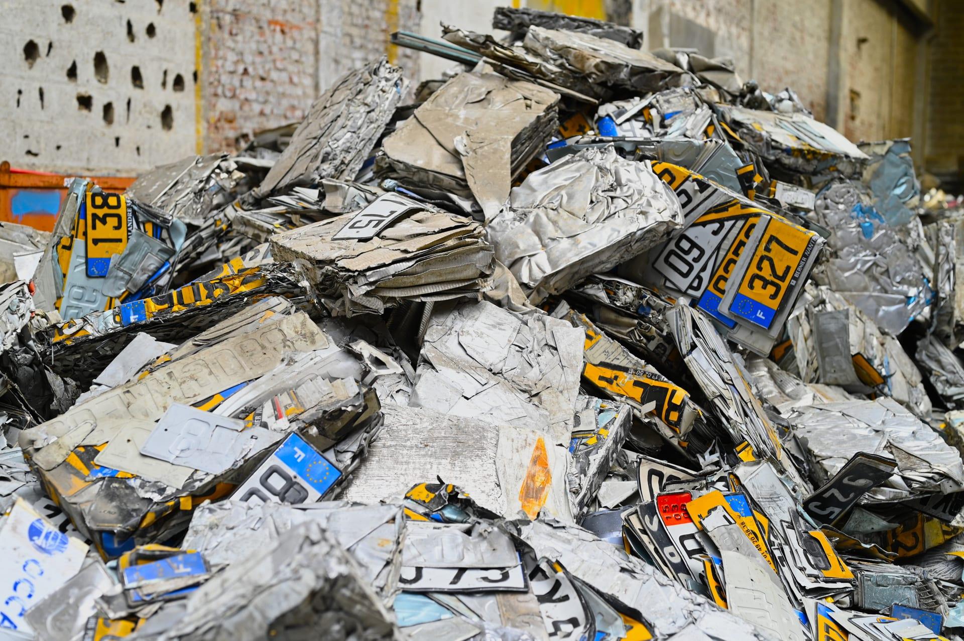 Chutes et déchets d'aluminium